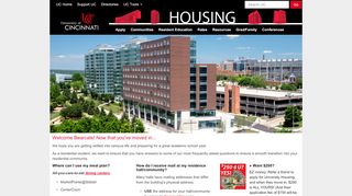 
                            4. Housing, University of Cincinnati