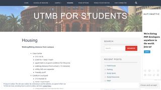 
                            4. Housing – UTMB for Students