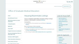 
                            6. Housing/Roommate Listings - Vanderbilt University Medical ...