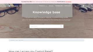 
                            4. How can I access my Control Panel? - Hostinger