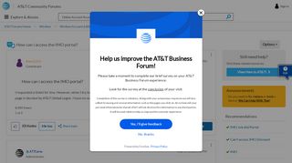 
                            1. How can i access the IMO portal? - AT&T Community