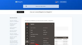
                            4. How can I connect Magento 2 on ShippyPro? | ShippyPro