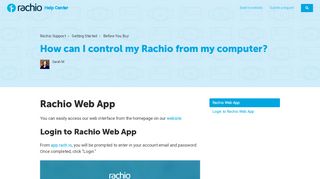 
                            2. How can I control my Rachio from my computer? – Rachio ...
