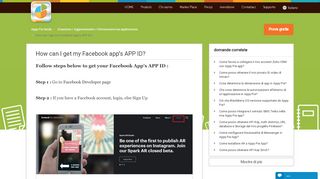 
                            6. How can I get my Facebook app's APP ID? | Appy Pie