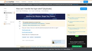 
                            4. How can I handle the login alert? - Stack Overflow