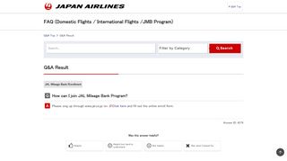 
                            4. How can I join JAL Mileage Bank Program? - jal | japan airlines