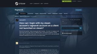 
                            3. How can I login with my steam account's ragnarok …