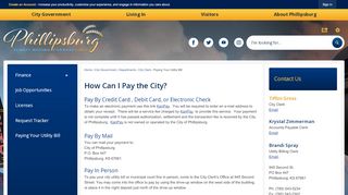 
                            5. How Can I Pay the City? | Phillipsburg, KS - Official Website