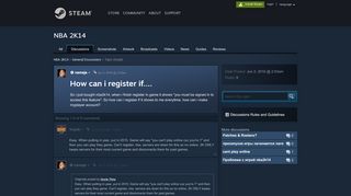 
                            4. How can i register if.... :: NBA 2K14 General Discussions