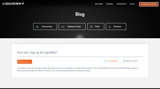 
                            2. How can I sign up for LiquidSky? - Blog