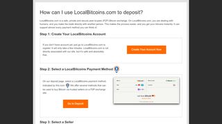 
                            7. How can I use LocalBitcoins.com to deposit?