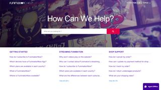 
                            6. How Can We Help? - help.funimation.com