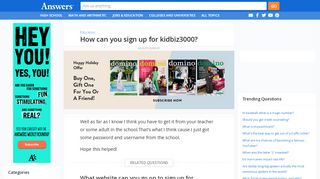 
                            7. How can you sign up for kidbiz3000 - answers.com