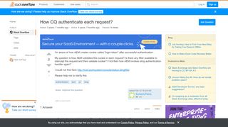 
                            8. How CQ authenticate each request? - Stack Overflow