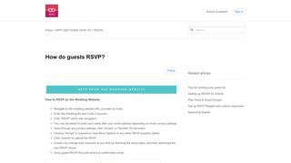 
                            8. How do guests RSVP? – FAQs