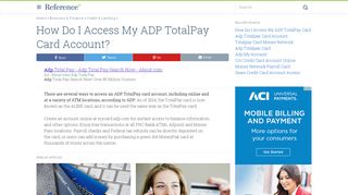 
                            5. How Do I Access My ADP TotalPay Card Account ...