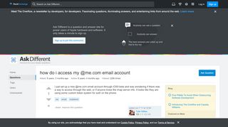 
                            11. how do i access my @me.com email account - Ask Different