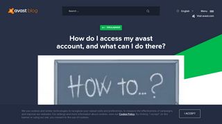 
                            5. How do I access my avast account, and what can I do there? - Avast Blog