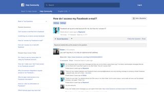 
                            5. How do I access my Facebook e-mail? | Facebook Help ...