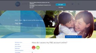 
                            2. How do I access my P&G account online? | P&G …