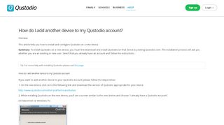 
                            5. How do I add another device to my Qustodio account? - Qustodio