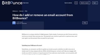 
                            4. How do I add or remove an email account from BitBounce ...