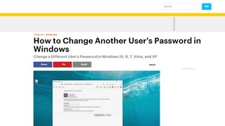 
                            9. How Do I Change Another User's Password in Windows?