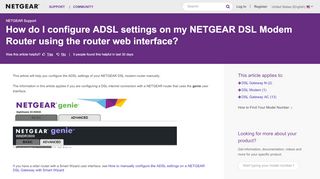 
                            10. How do I configure ADSL settings on my NETGEAR …