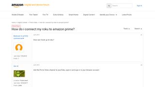 
                            5. How do i connect my roku to amazon prime? - …