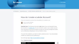 
                            7. How do I create a Labster Account? | Labster Help Center