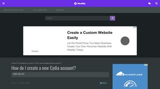 
                            2. How do I create a new Cydia account? - ModMyForums