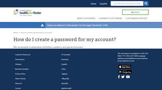 
                            3. How do I create a password for my account? | Washington ...