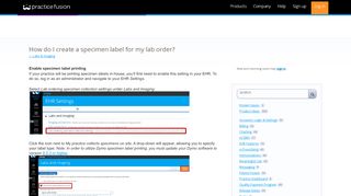 
                            9. How do I create a specimen label for my lab order? – Knowledge Base