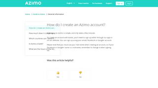 
                            4. How do I create an Azimo account? – Azimo