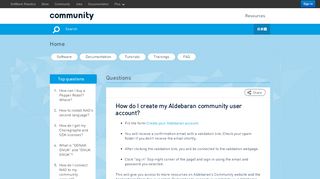 
                            3. How do I create my Aldebaran community user account? | SoftBank ...