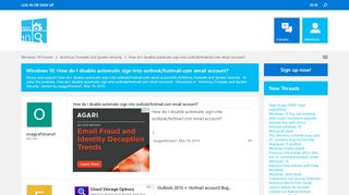 
                            9. How do I disable automatic sign into outlook/hotmail.com ...