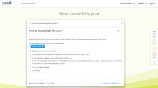 
                            4. How do I enable login for a user? - Support