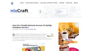 
                            8. How Do I Enable Remote Access To MySQL Database Server?