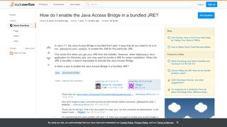 
                            3. How do I enable the Java Access Bridge in a …