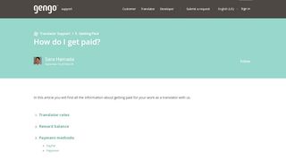 
                            7. How do I get paid? – Support