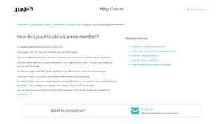 
                            3. How do I join the site as a free member? - help.jibjab.com