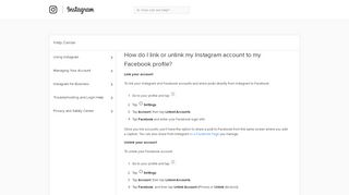 
                            6. How do I link or unlink my Instagram account to …