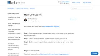 
                            4. How Do I Log In? – Lawline Support