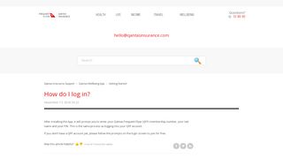 
                            2. How do I log in? – Qantas Insurance Support