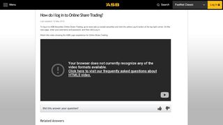 
                            2. How do I log in to Online Sharetrading? - ASB Help - ASB Bank