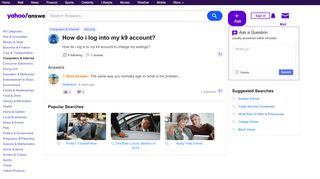 
                            5. How do i log into my k9 account? | Yahoo Answers