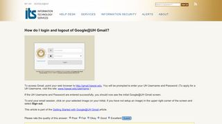 
                            6. How do I login and logout of Google@UH Gmail? :: ASK US ...