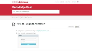 
                            5. How do I Login to Animana? – Animana Knowledge Base