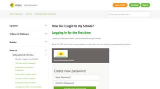 
                            4. How Do I Login to my School? – Arbor Education