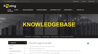 
                            2. How Do I Login to my Site? - Knowledgebase - D9 Solutions Ltd.